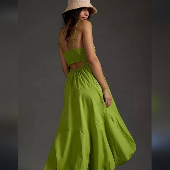 Anthropologie Dresses & Skirts - Anthropologie V-NeckTiered Bubble Hem Dress Size XS